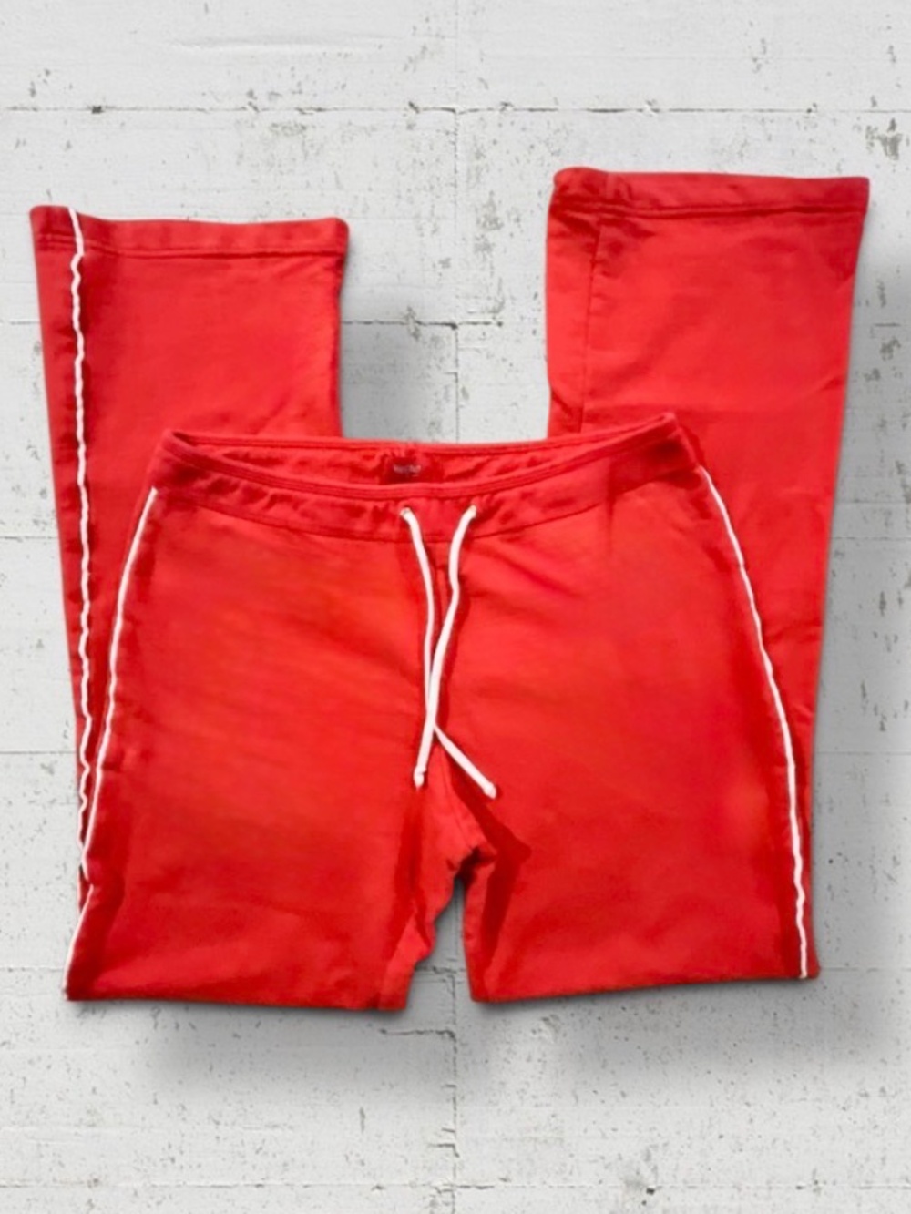 Massimo Red Yoga Sweat Pants Bottoms. Sz Med